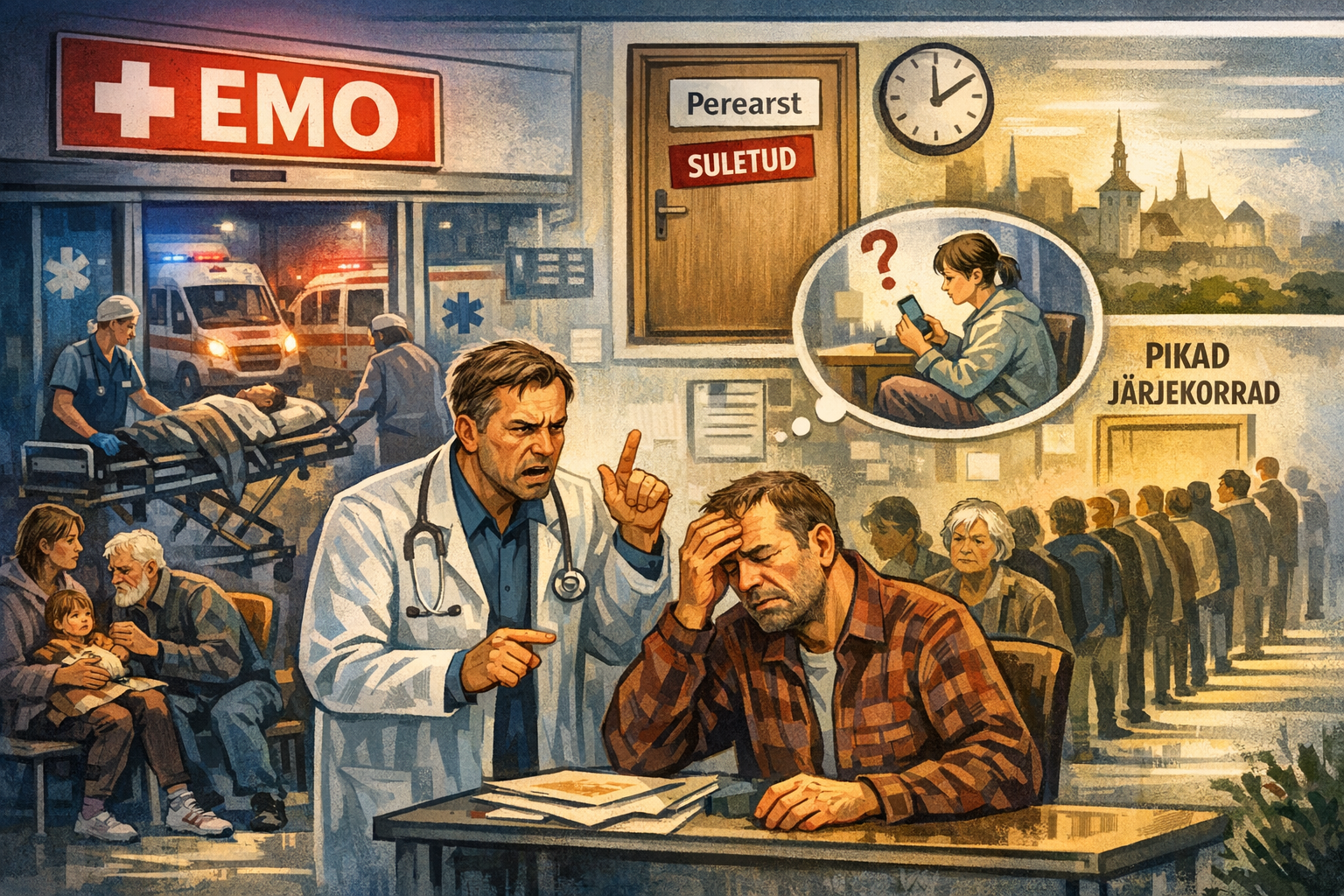 EMO-de koormust patsiendi hurjutamisega ei vähenda